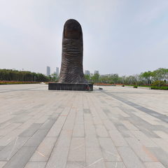 雕塑大拇指